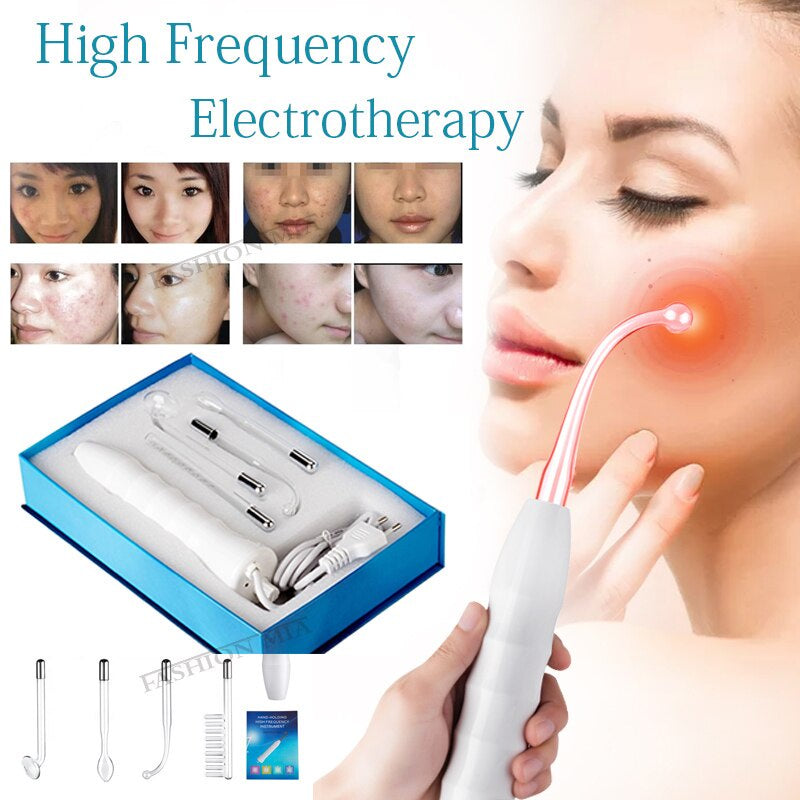 4 In 1 Portable High Frequency High Frequency Electrotherapy Beauty Device