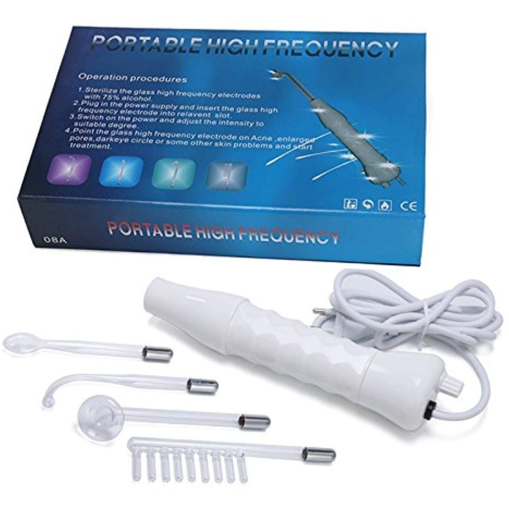 4 In 1 Portable High Frequency High Frequency Electrotherapy Beauty Device